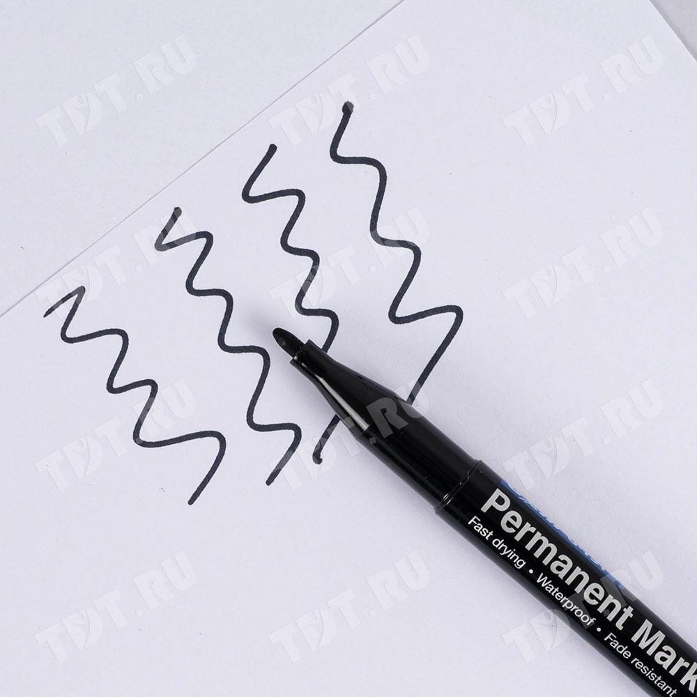 Маркер перманентный Gxin G-131, черный, 1-1.5 мм, 1 шт.