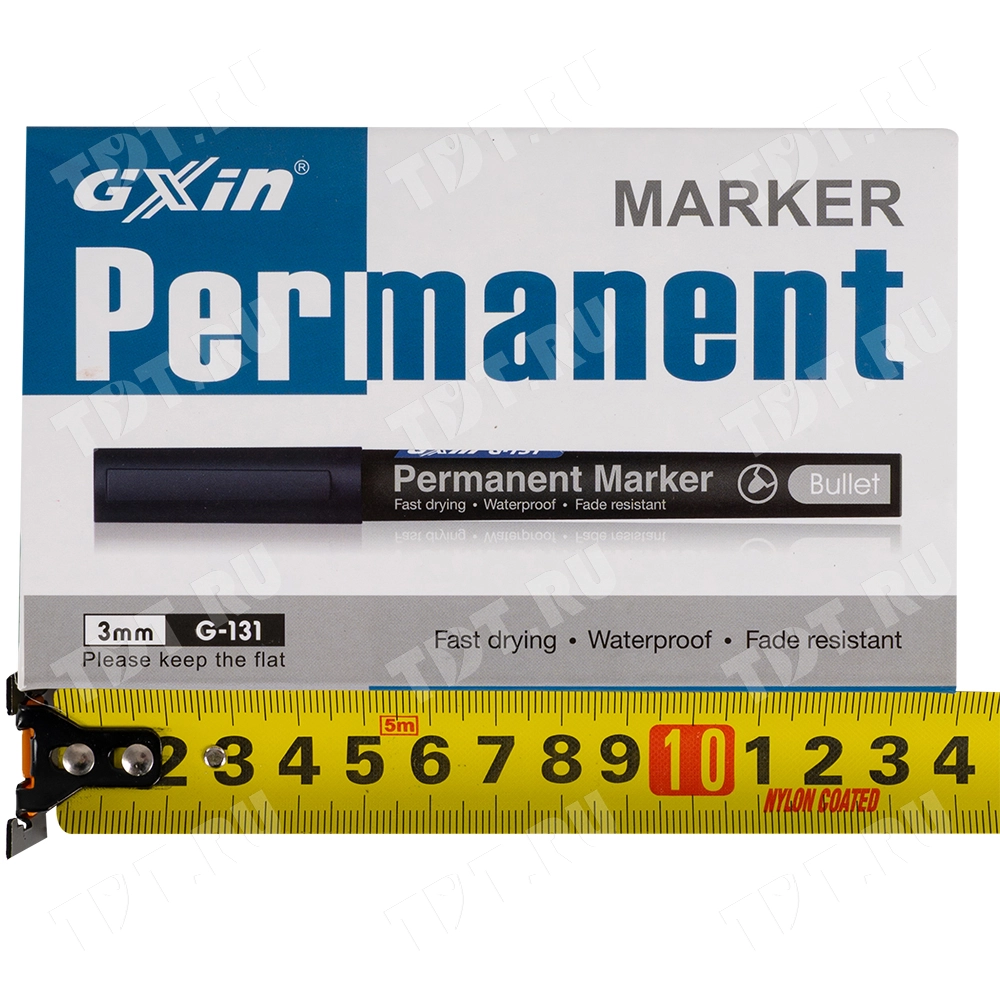 Маркер перманентный Gxin G-131, черный, 1-1.5 мм, 1 шт.