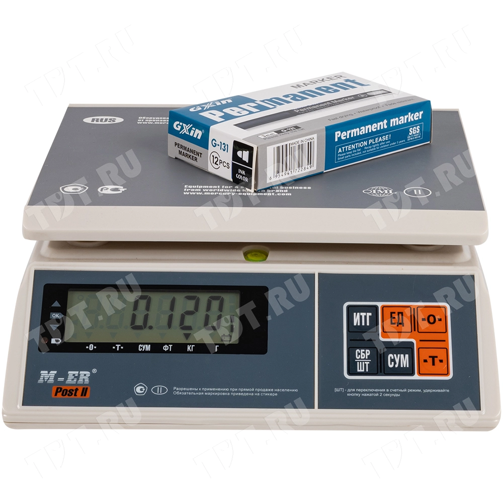 Маркер перманентный Gxin G-131, черный, 1-1.5 мм, 1 шт.