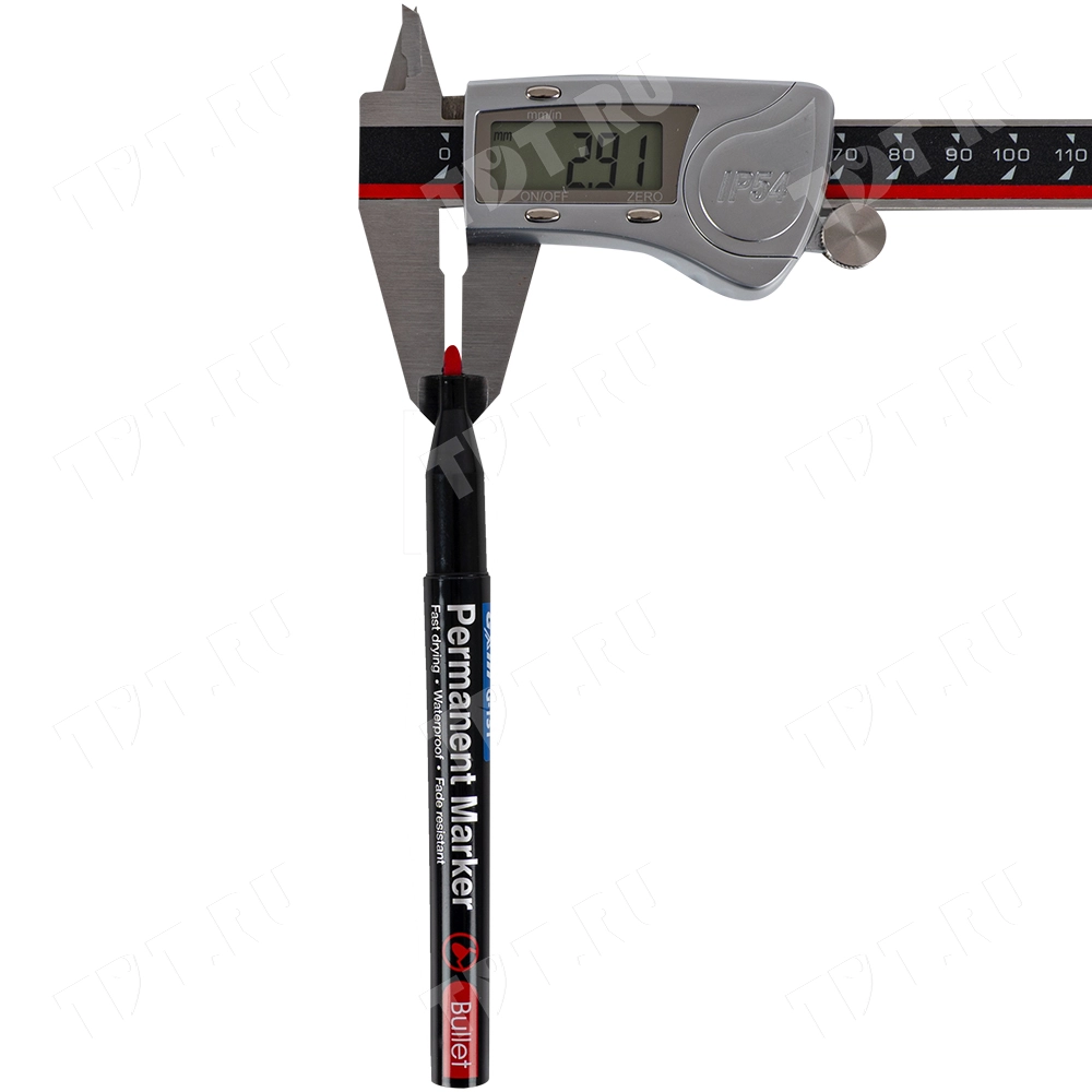 Маркер перманентный Gxin G-131, красный, 1-1.5 мм, 1 шт.