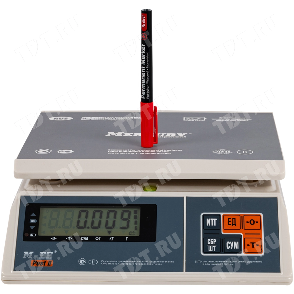 Маркер перманентный Gxin G-131, красный, 1-1.5 мм, 1 шт.