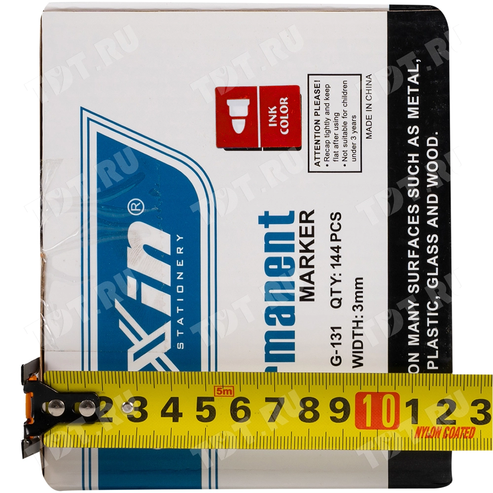 Маркер перманентный Gxin G-131, красный, 1-1.5 мм, 1 шт.