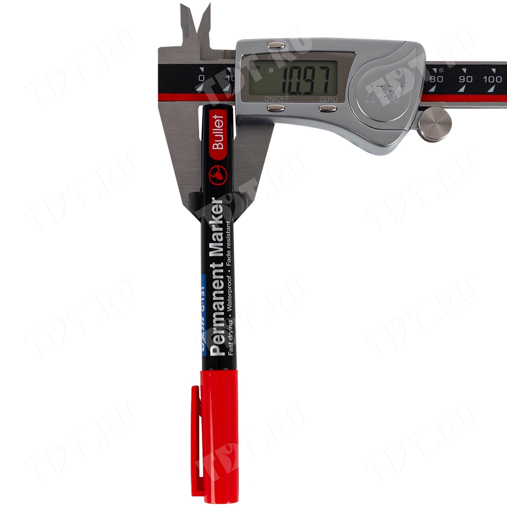 Маркер перманентный Gxin G-131, красный, 1-1.5 мм, 1 шт.