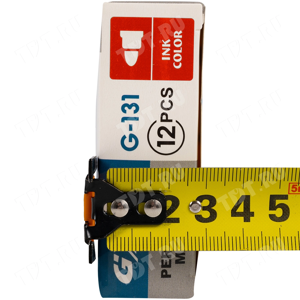 Маркер перманентный Gxin G-131, красный, 1-1.5 мм, 1 шт.