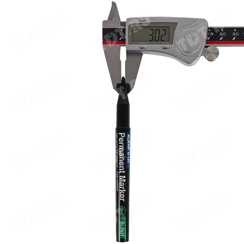 Маркер перманентный Gxin G-131, зеленый, 1-1.5 мм, 1 шт.