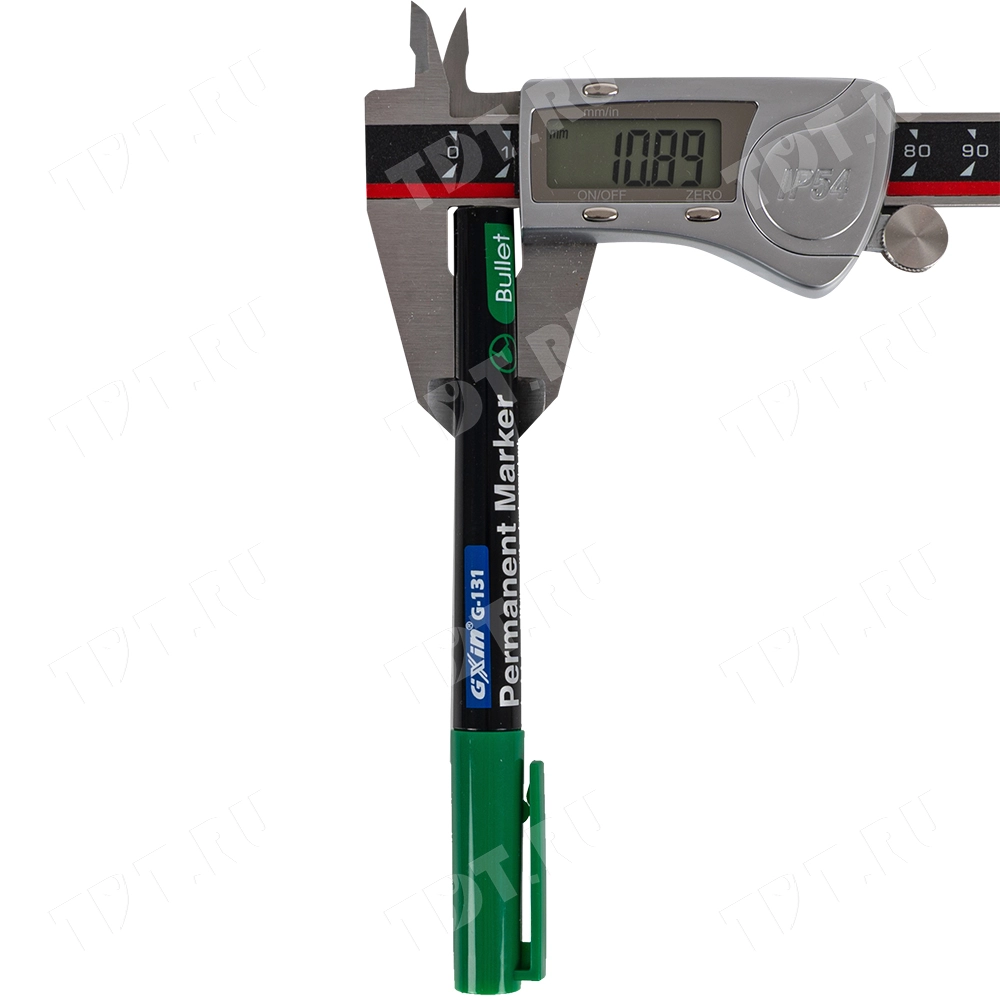 Маркер перманентный Gxin G-131, зеленый, 1-1.5 мм, 1 шт.