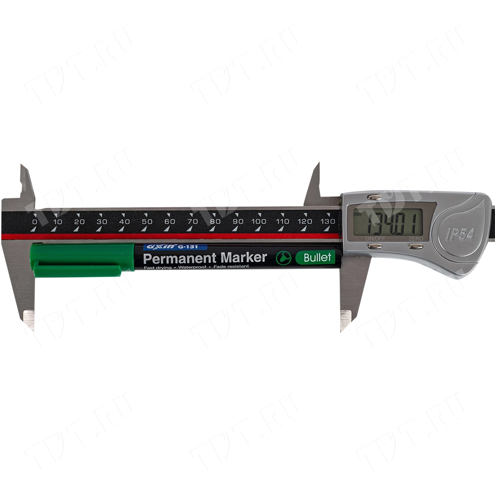 Маркер перманентный Gxin G-131, зеленый, 1-1.5 мм, 1 шт.