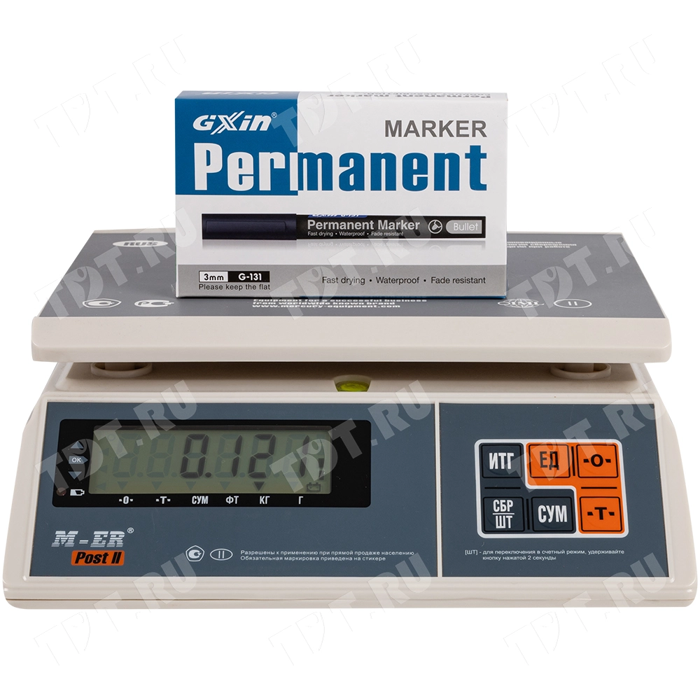 Маркер перманентный Gxin G-131, зеленый, 1-1.5 мм, 1 шт.