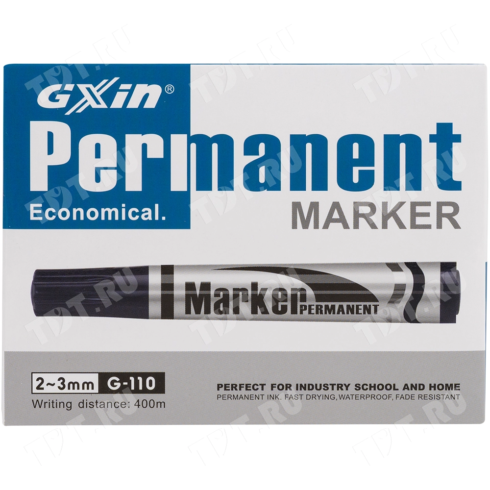 Маркер перманентный Gxin G-110, черный, 2-3 мм, 1 шт.