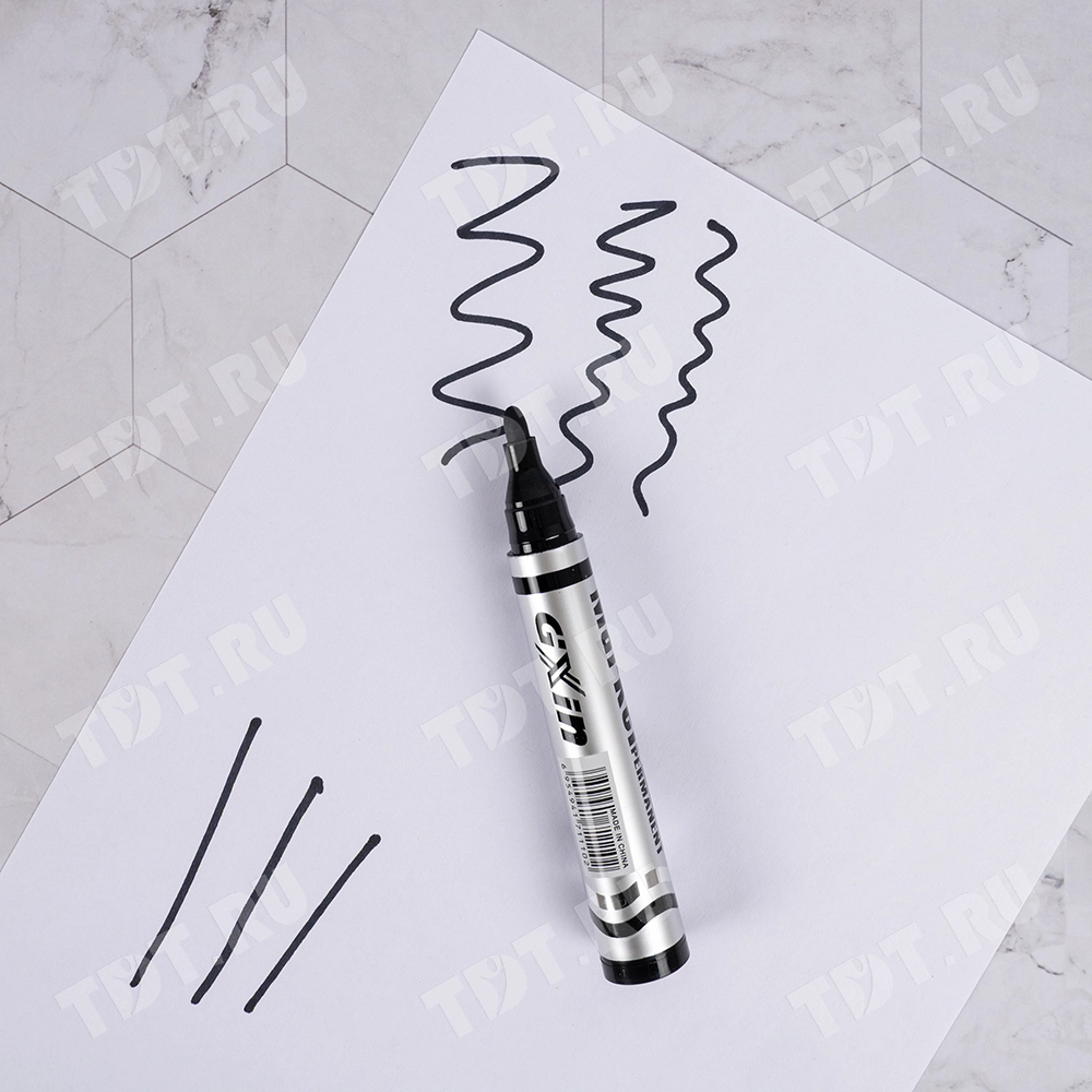 Маркер перманентный Gxin G-110, черный, 2-3 мм, 1 шт.