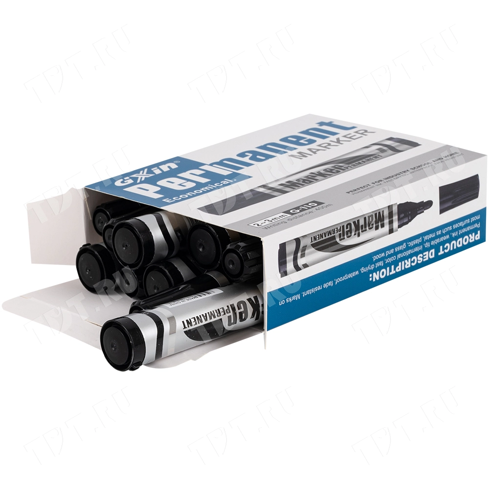 Маркер перманентный Gxin G-110, черный, 2-3 мм, 1 шт.