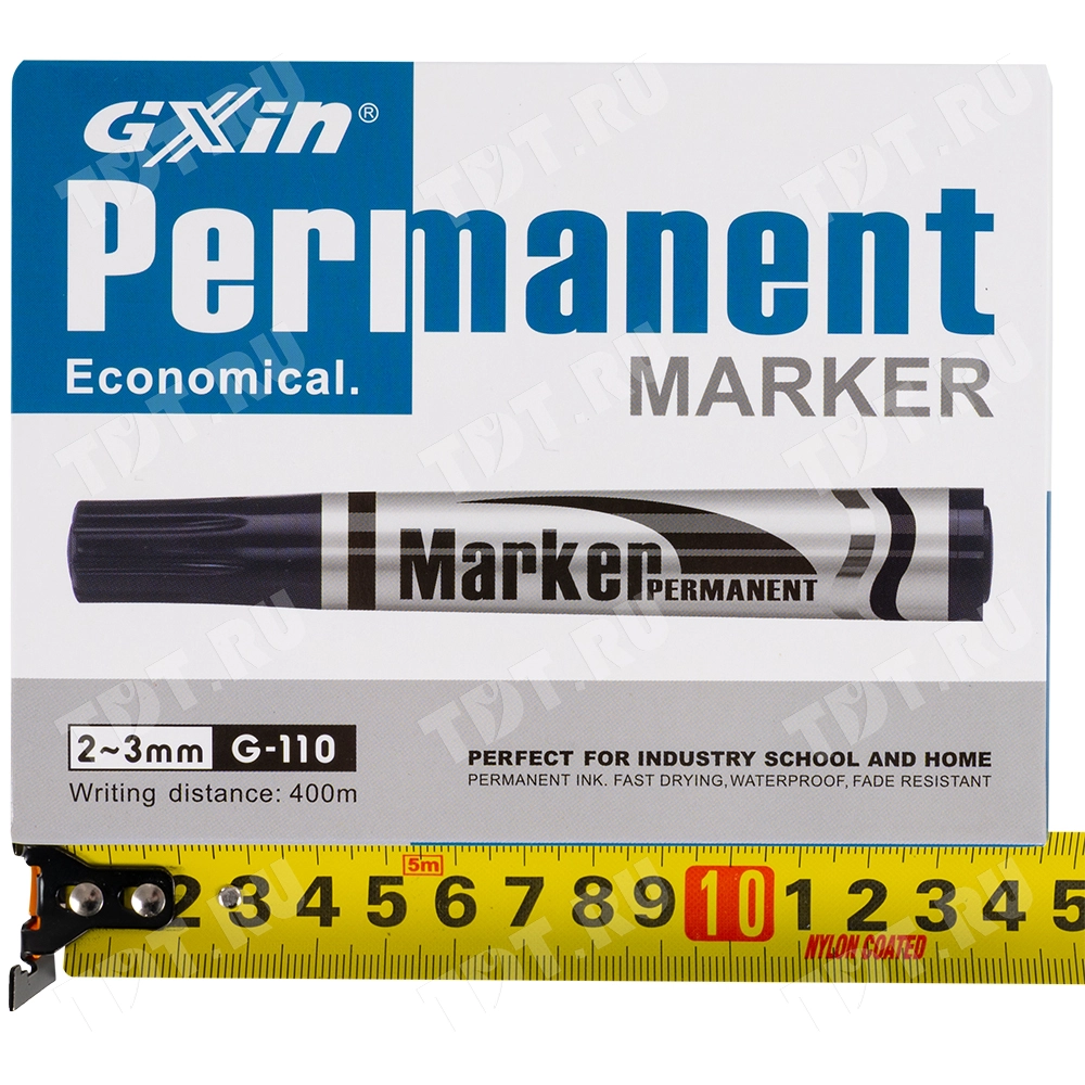 Маркер перманентный Gxin G-110, черный, 2-3 мм, 1 шт.