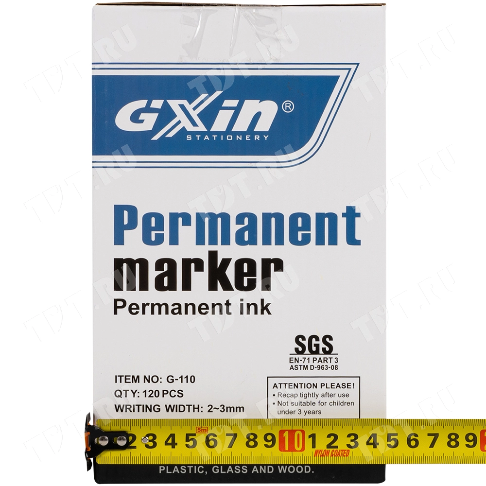 Маркер перманентный Gxin G-110, черный, 2-3 мм, 1 шт.