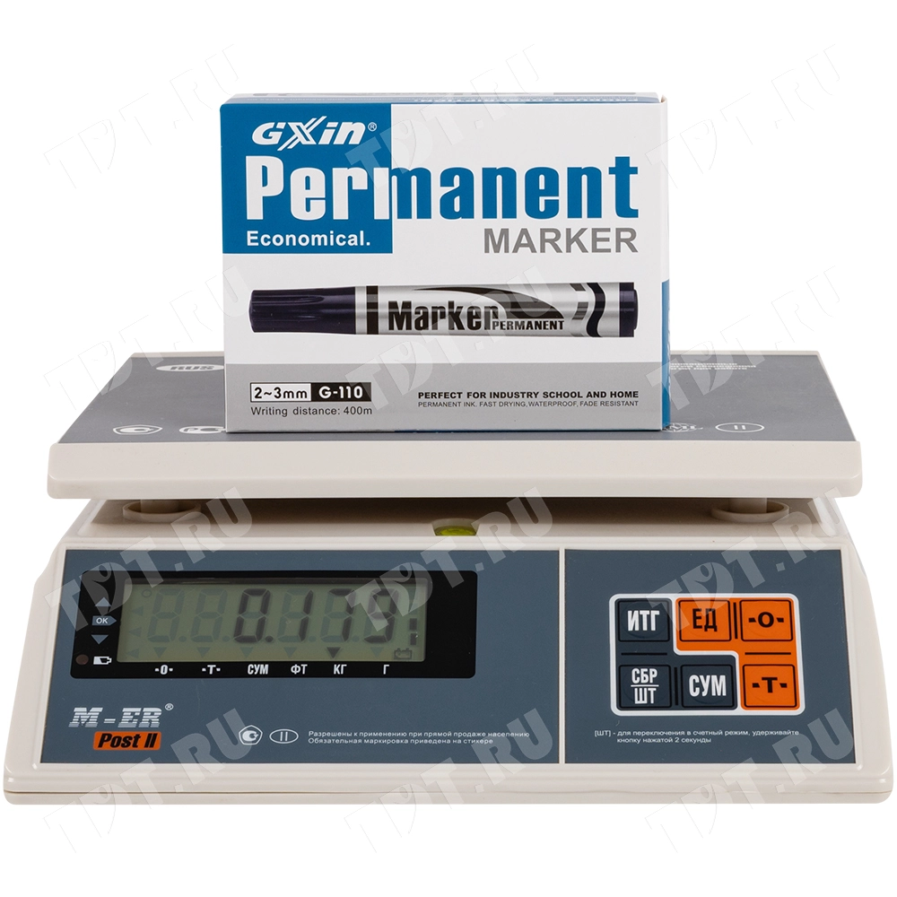 Маркер перманентный Gxin G-110, черный, 2-3 мм, 1 шт.