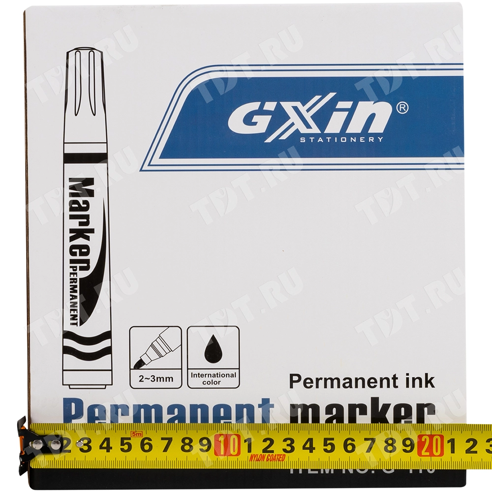 Маркер перманентный Gxin G-110, черный, 2-3 мм, 1 шт.