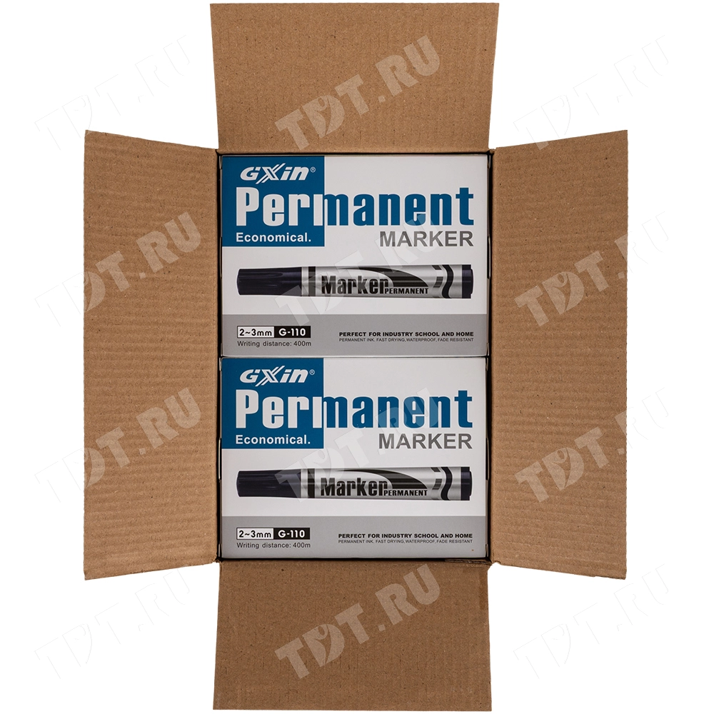 Маркер перманентный Gxin G-110, зеленый, 2-3 мм, 1 шт.
