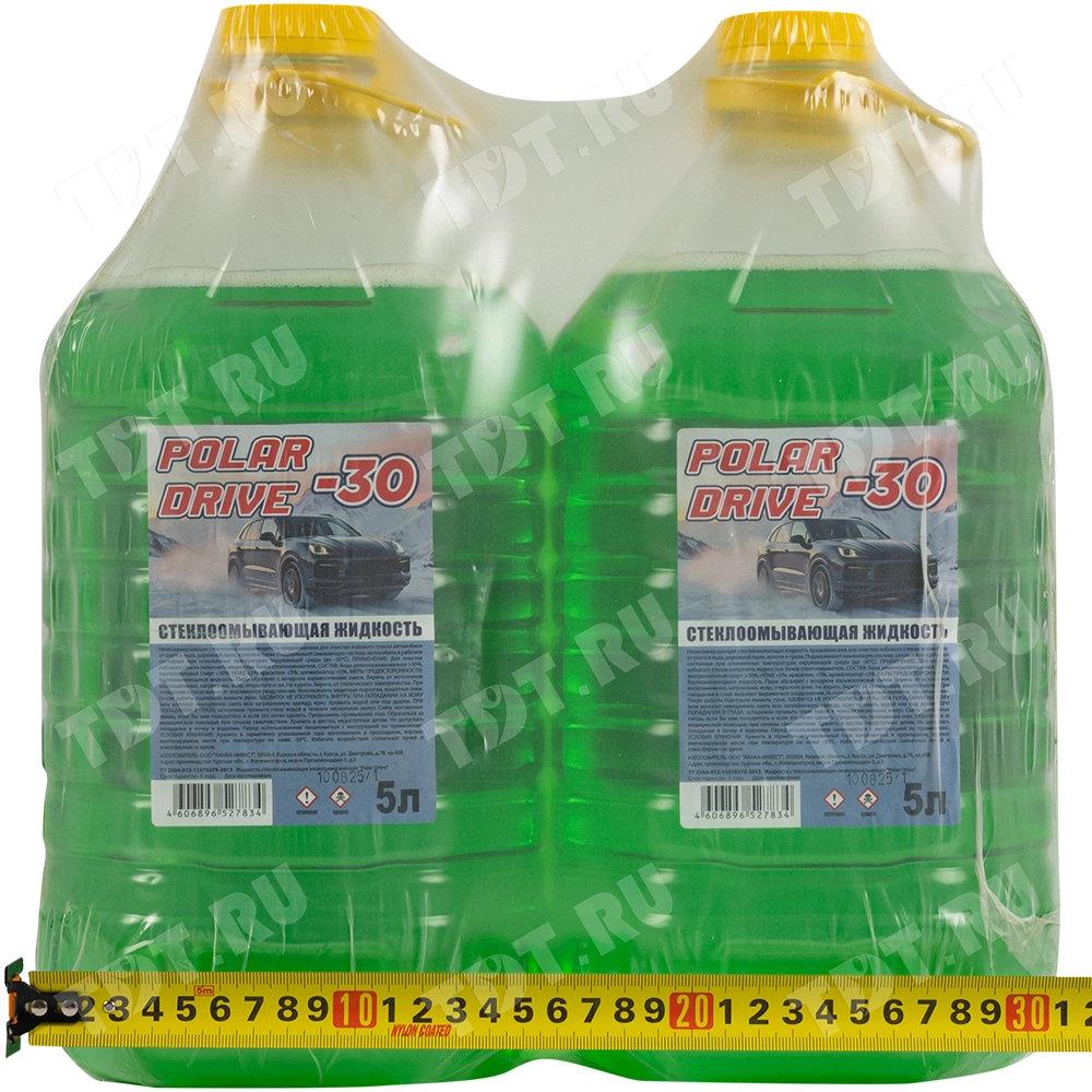 Незамерзающая жидкость для омывателя автостекол Polar Drive, 5 л
