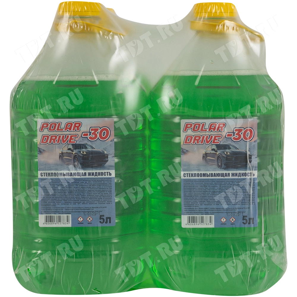 Незамерзающая жидкость для омывателя автостекол Polar Drive, 5 л