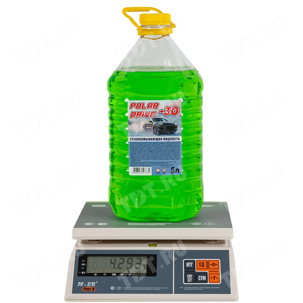 Незамерзающая жидкость для омывателя автостекол Polar Drive, 5 л