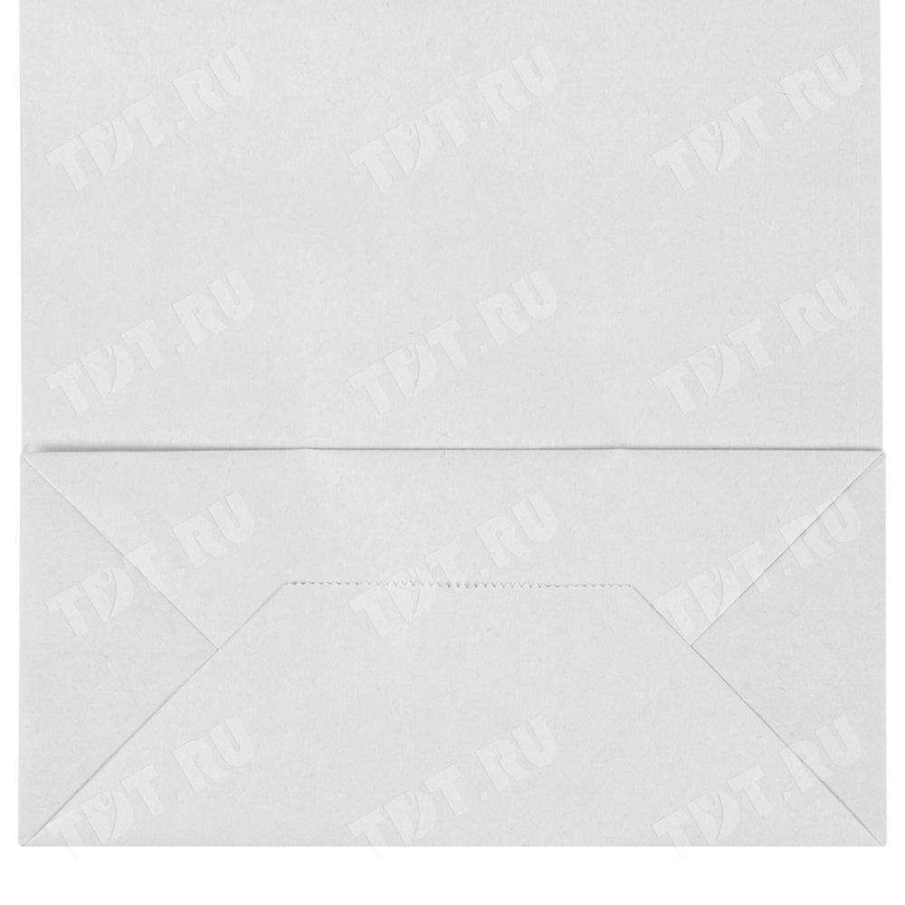 Белый пакет с крученой ручкой, 80 г/м², 28*15*32 см