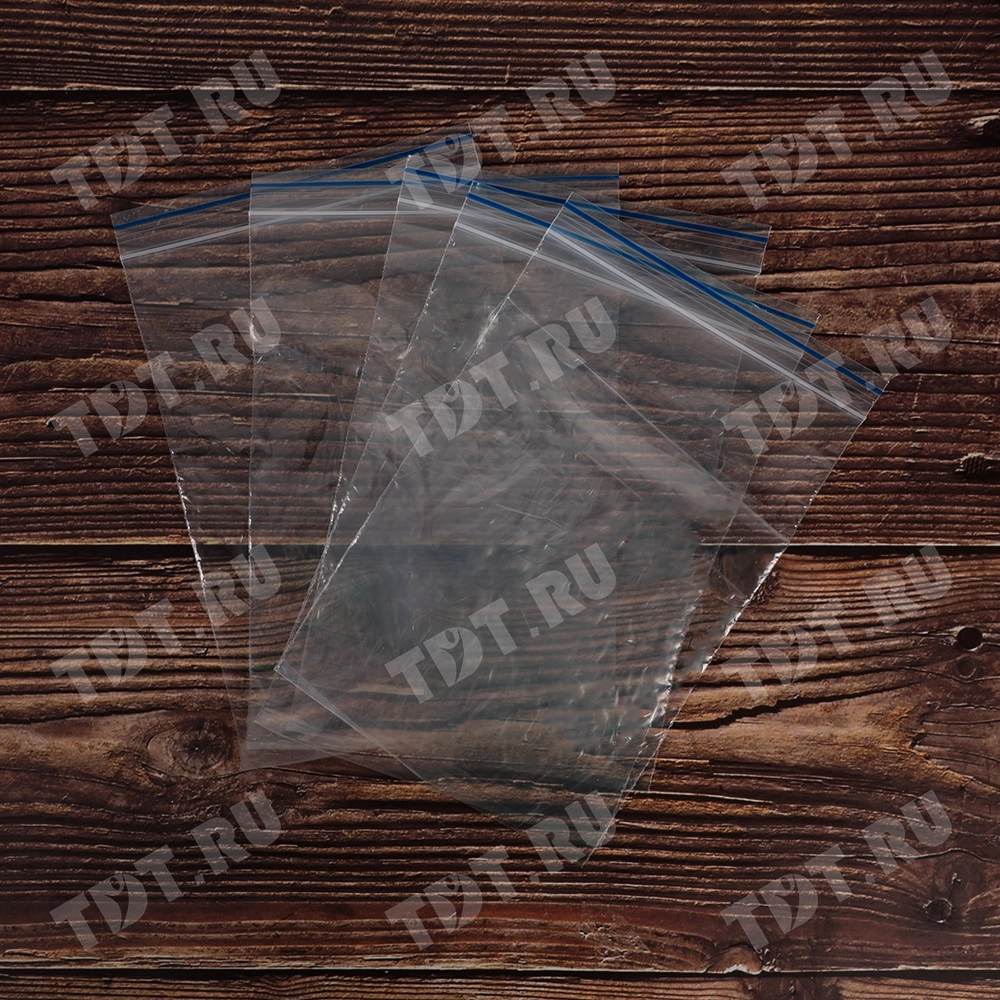 Пакеты Zip Lock, 150*200 мм, 30-35 мкм, 100 шт.