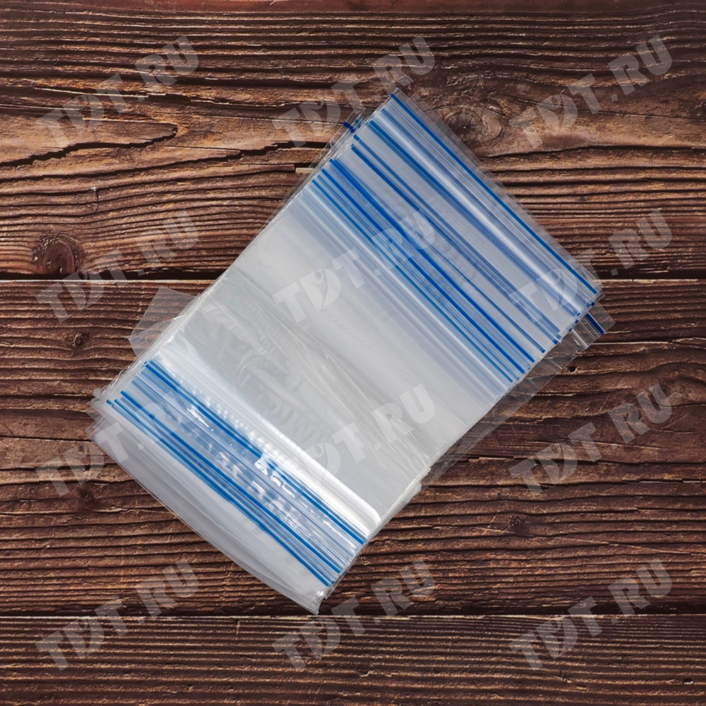 Пакеты Zip Lock, 150*200 мм, 30-35 мкм, 100 шт.