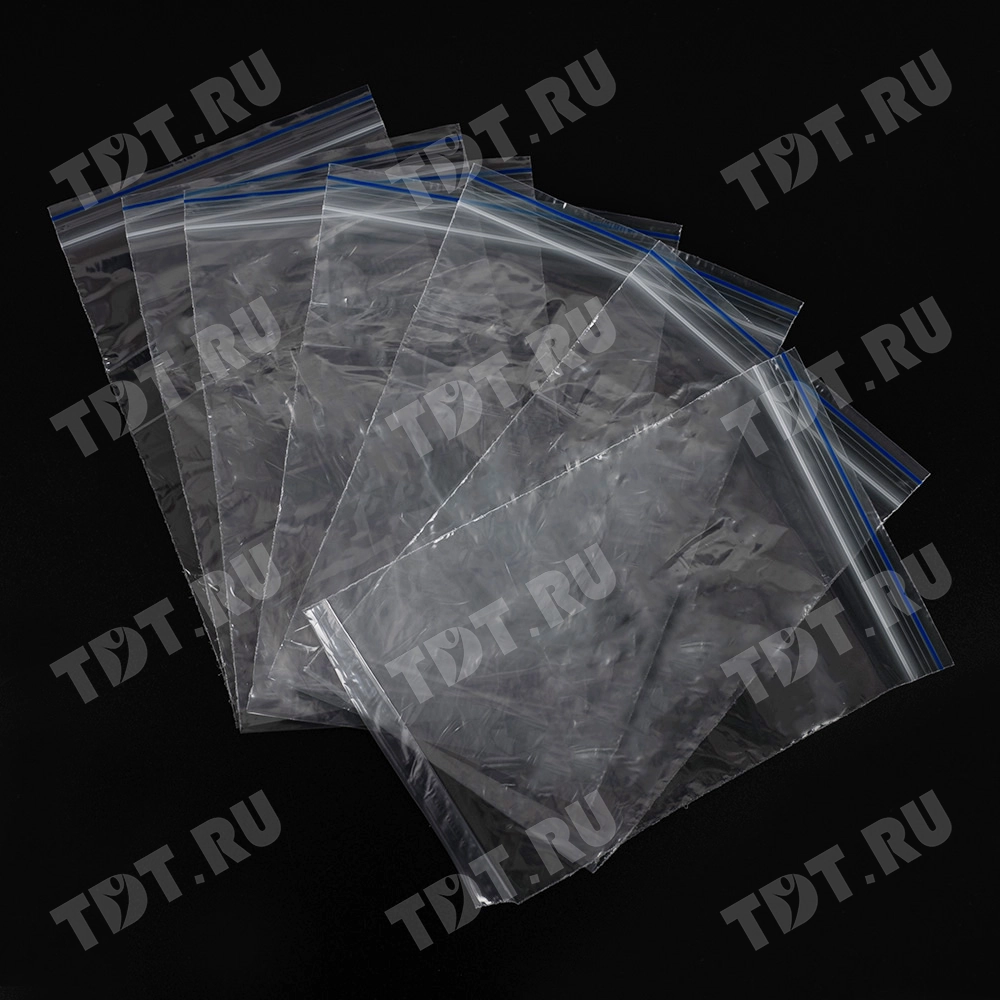 Пакеты Zip Lock, 150*200 мм, 30-35 мкм, 100 шт.