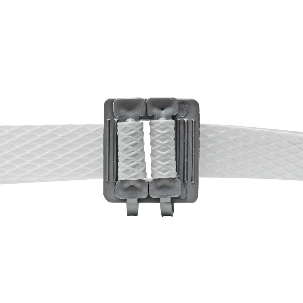 Пряжка пластмассовая серии ТН 12-15 мм, 1000 шт./уп. Пряжка пластмассовая серии ТН 12-15 мм, 1000 шт./уп.