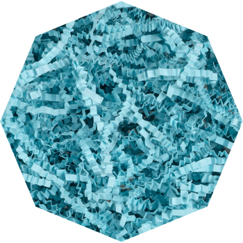 Бумажный наполнитель «Родниковая вода», цветная бумага, светло-голубой, 1 кг