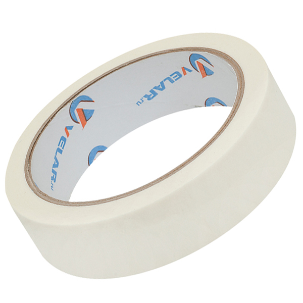 Клейкая лента малярная Velar узкая, 25мм*25м Клейкая лента малярная Velar узкая, 25мм*25м