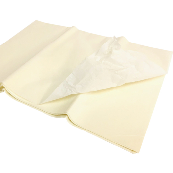 Бумага тишью для упаковки, кремовая, 50*66 см, 20 г/м², 10 листов