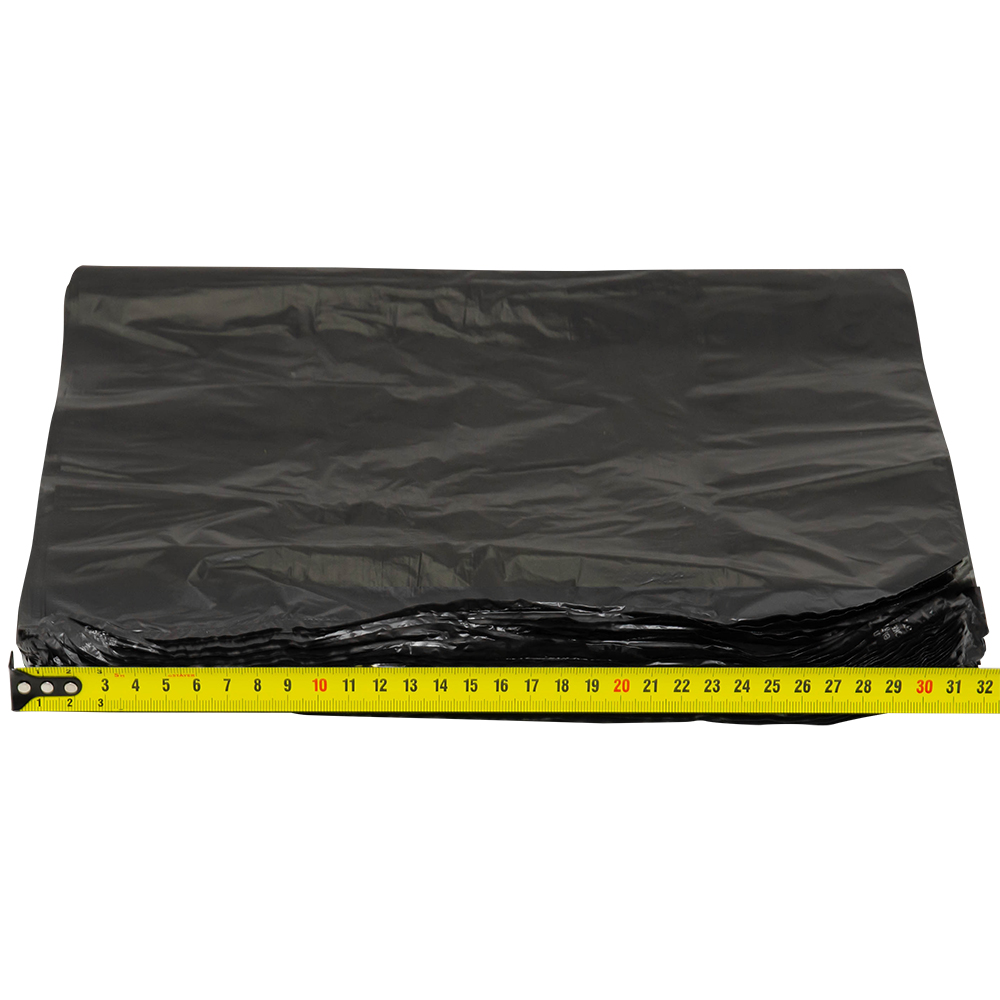 Пакет майка ПНД черного цвета «Звезды», 32+16*55см, 17 мкм, 50шт. Пакет майка ПНД черного цвета «Звезды», 32+16*55см, 17 мкм, 50шт.