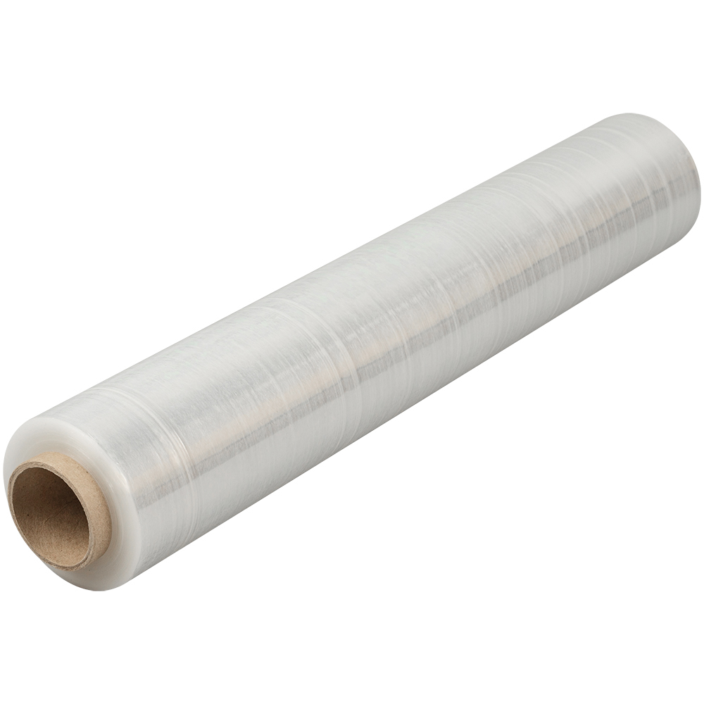 Стрейч пленка прозрачная в рулоне, 500 мм, 20 мкм, 2.2 кг, 1 сорт Стрейч пленка прозрачная в рулоне, 500 мм, 20 мкм, 2.2 кг, 1 сорт