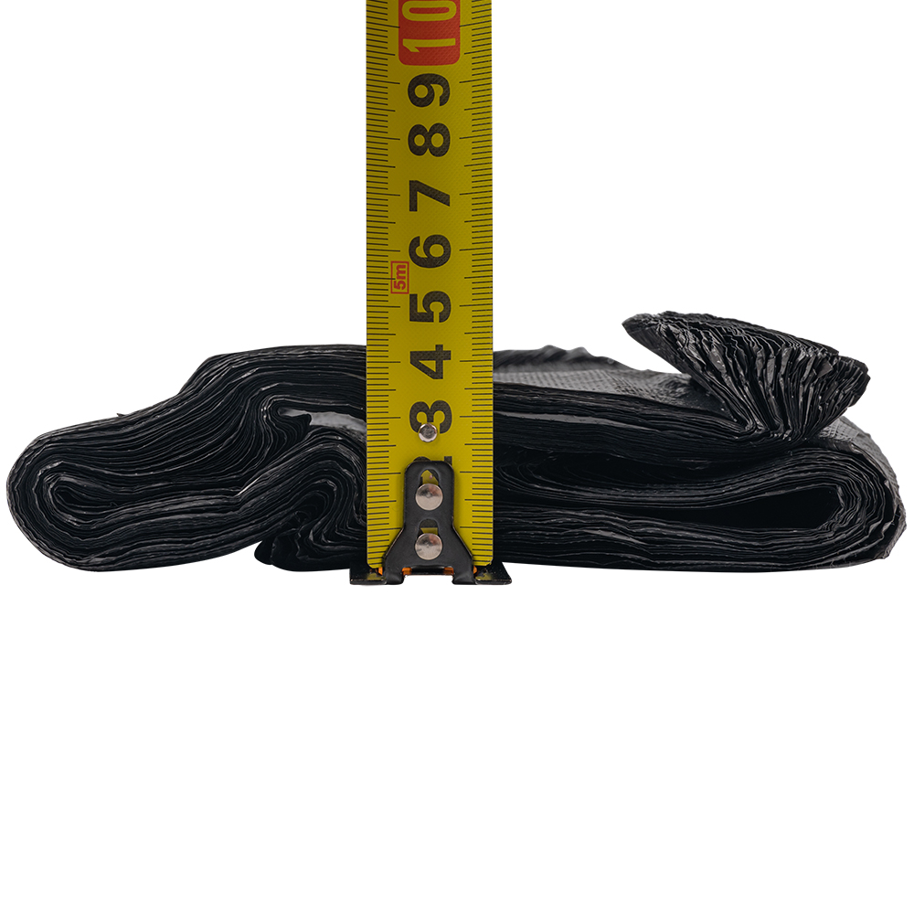 Черный пакет майка ПНД, 25+12*45см, 9 мкм, 100шт. Черный пакет майка ПНД, 25+12*45см, 9 мкм, 100шт.