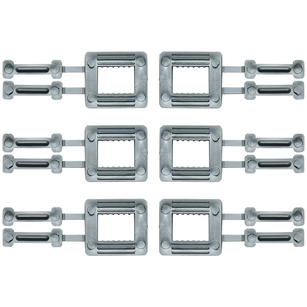 Пряжка пластмассовая серии ТН 12-15 мм, 1000 шт./уп. Пряжка пластмассовая серии ТН 12-15 мм, 1000 шт./уп.