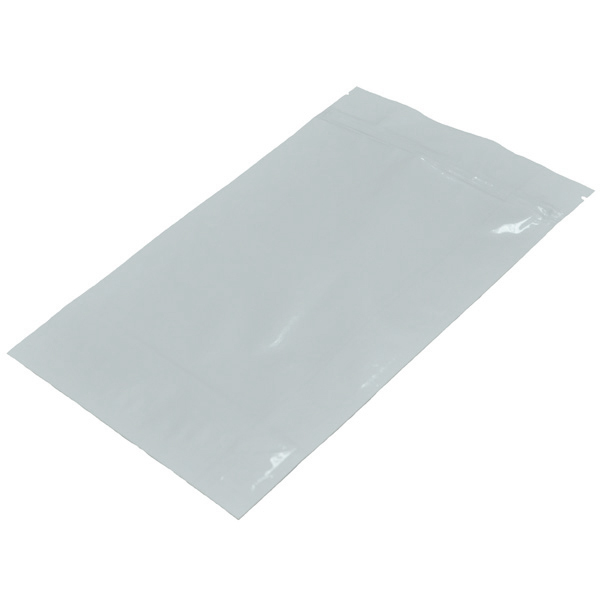 Фольгированный дой-пак с zip lock, белый, 18*24+4 см, 110 мкм (100 шт/уп) Фольгированный дой-пак с zip lock, белый, 18*24+4 см, 110 мкм (100 шт/уп)