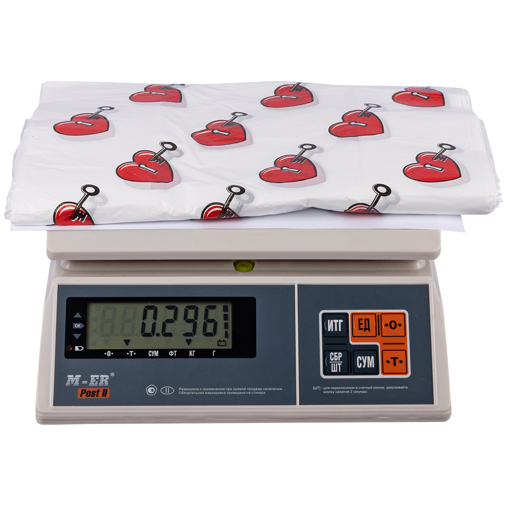 Полиэтиленовый пакет майка ПНД «Сердечки», 30+16*60см, 15 мкм, 50шт. Полиэтиленовый пакет майка ПНД «Сердечки», 30+16*60см, 15 мкм, 50шт.