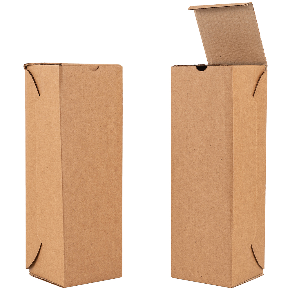 Картонная коробка для бутылки №95, 100*100*310 мм, Т-24 В Картонная коробка для бутылки №95, 100*100*310 мм, Т-24 В