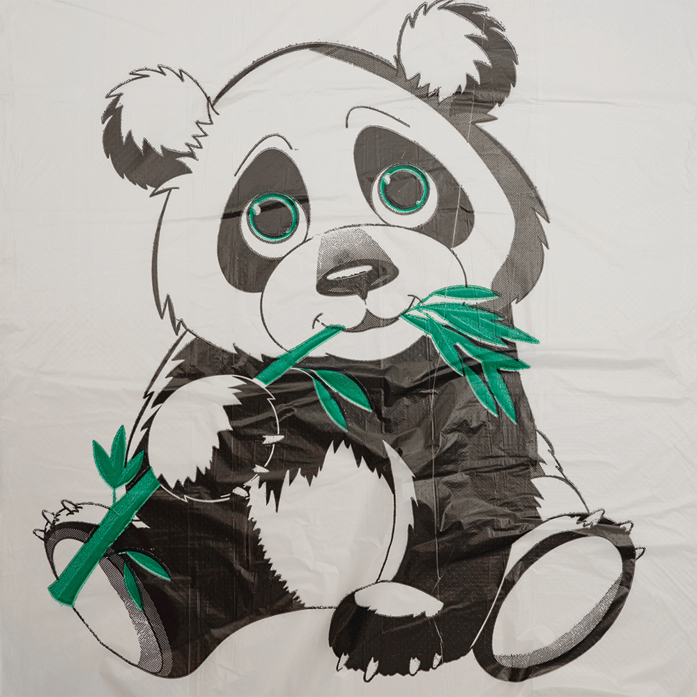 Пакет майка ПНД «Панда» белый, 28+16*50см, 12 мкм, 100шт. Пакет майка ПНД «Панда» белый, 28+16*50см, 12 мкм, 100шт.