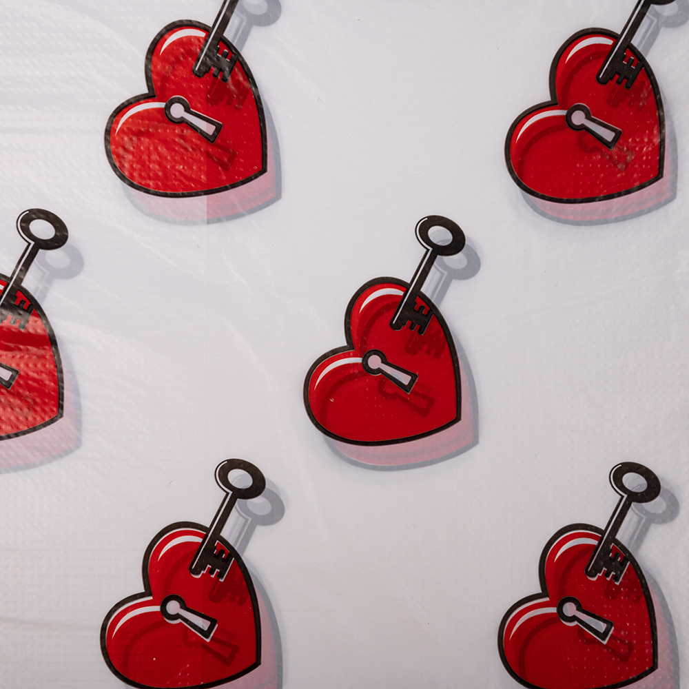 Полиэтиленовый пакет майка ПНД «Сердечки», 30+16*60см, 15 мкм, 50шт. Полиэтиленовый пакет майка ПНД «Сердечки», 30+16*60см, 15 мкм, 50шт.