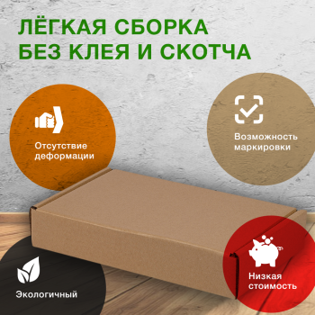 Почтовый короб «Бизнес», МК, тип «E», 270*165*50 мм, T-21 В