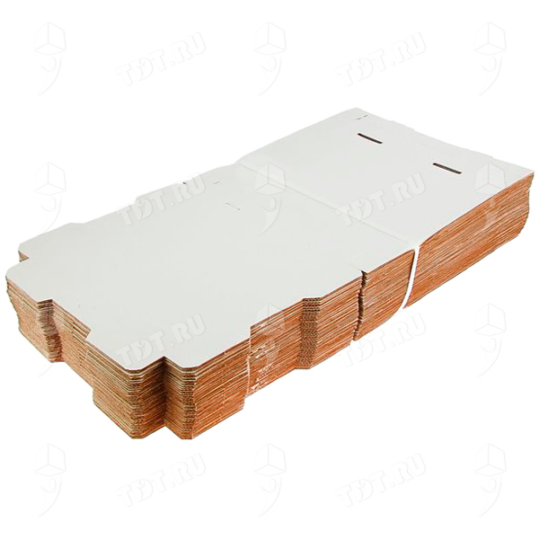 Беленая коробка для пиццы, 460*460*50 мм