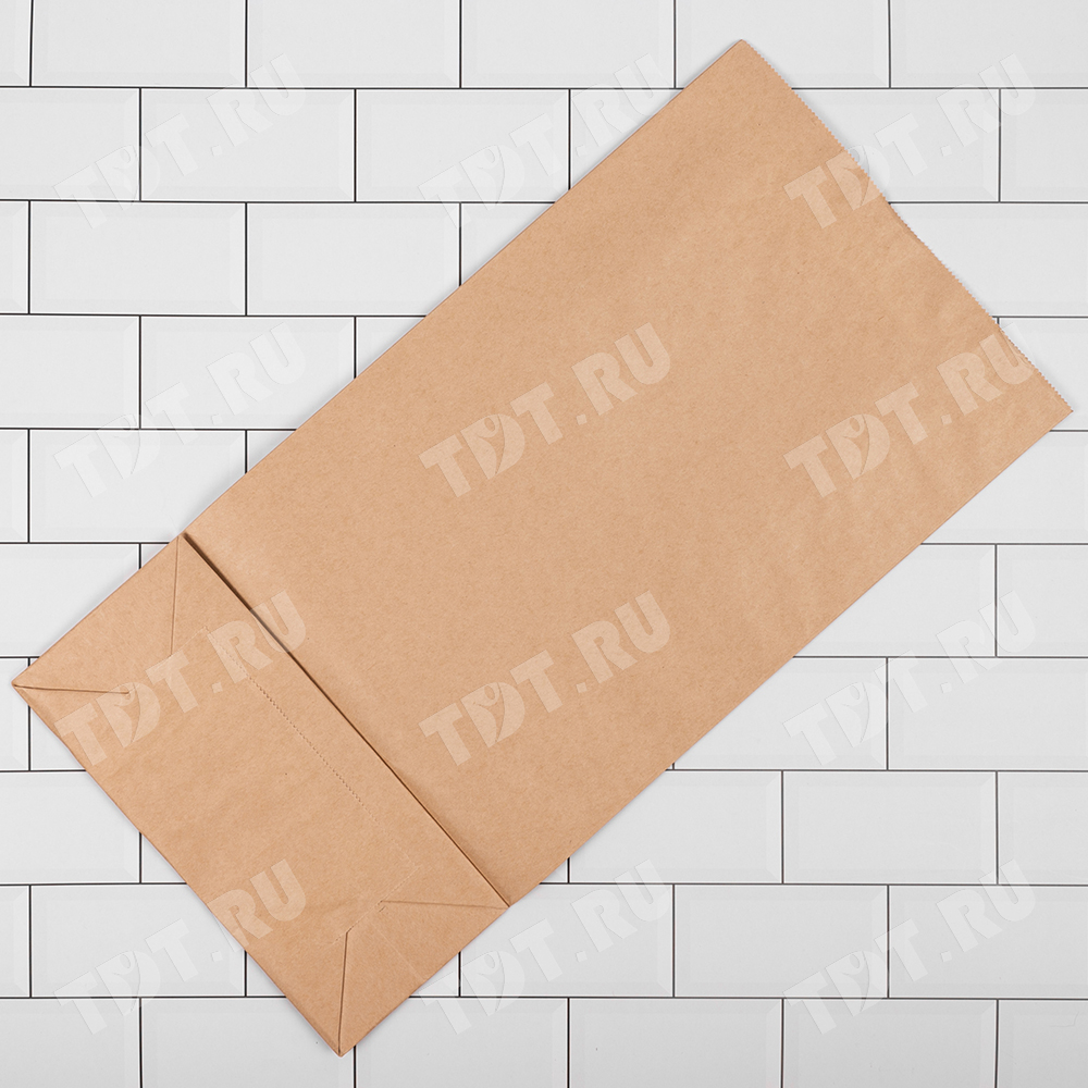 Крафт мешок двухслойный без ручек, 70 г/м², 24*11*48.5 см