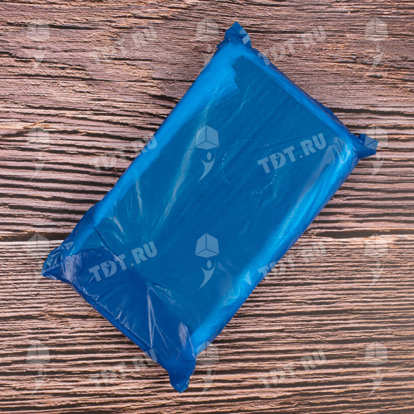 Пакеты фасовочные ПНД в пластах «WWW», голубая упаковка, 10+8*27см, 8 мкм