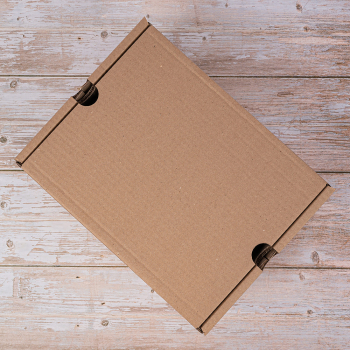 Бурая коробка для обуви №75, 300*240*130 мм