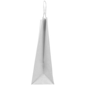 Белый пакет с крученой ручкой, 80 г/м², 28*15*32 см