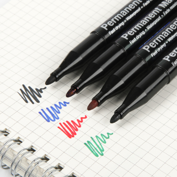 Маркер перманентный Gxin G-131, черный, 1-1.5 мм, 1 шт.