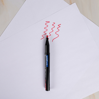 Маркер перманентный Gxin G-131, красный, 1-1.5 мм, 1 шт.