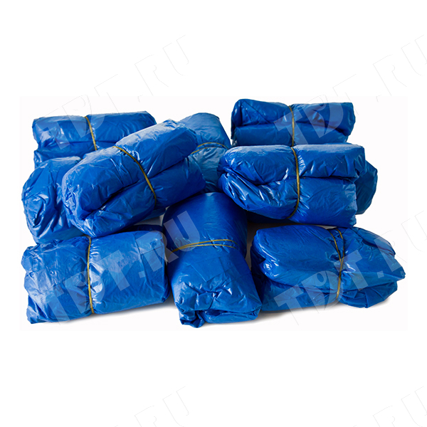 Бахилы, синие, 100 шт./уп.