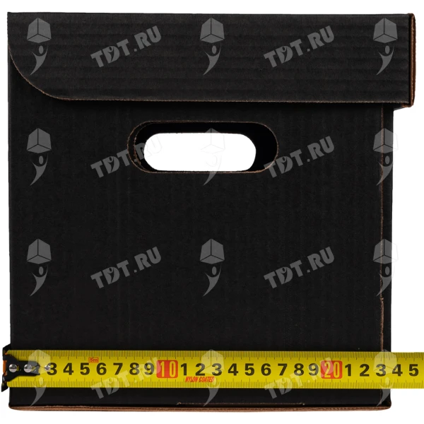 Короб архивный №9 «Вlack limited edition», чёрный, А4, 330*230*230 мм, Т-24